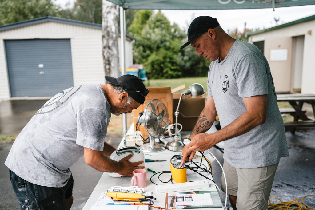 Trainees from Anvil volunteering at Re-Source